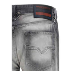 Diesel Gray Cotton Bootcut Jeans