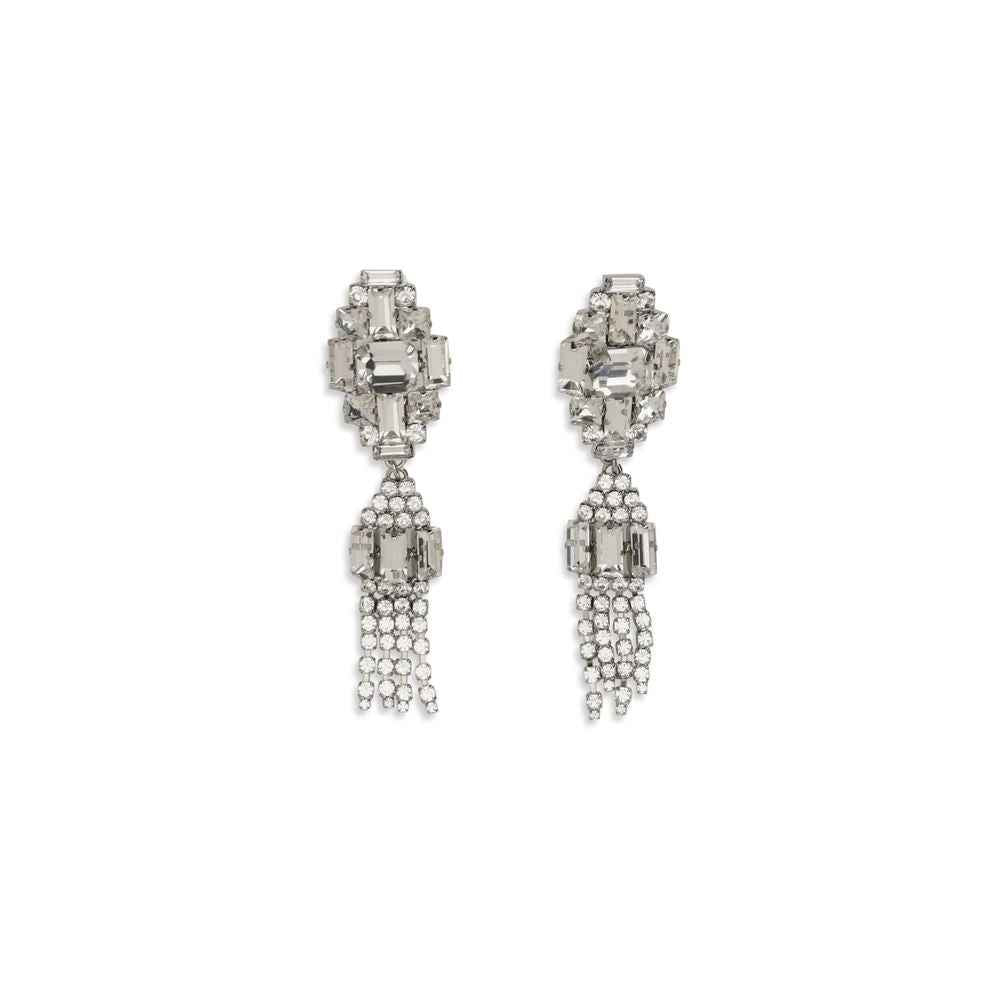 Alessandra Rich Silver Metal Earrings