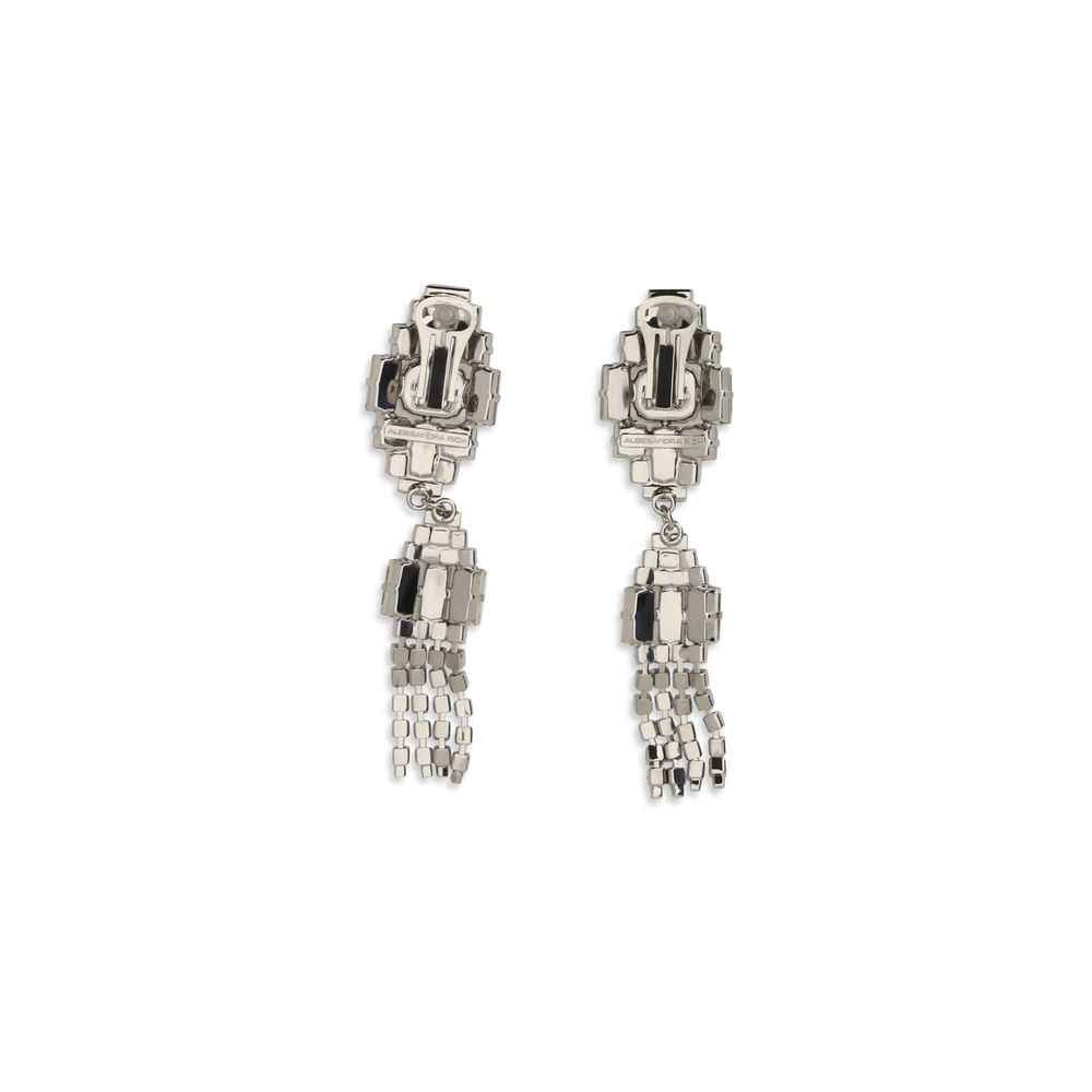 Alessandra Rich Silver Metal Earrings