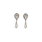 Alessandra Rich Silver Brass Earrings