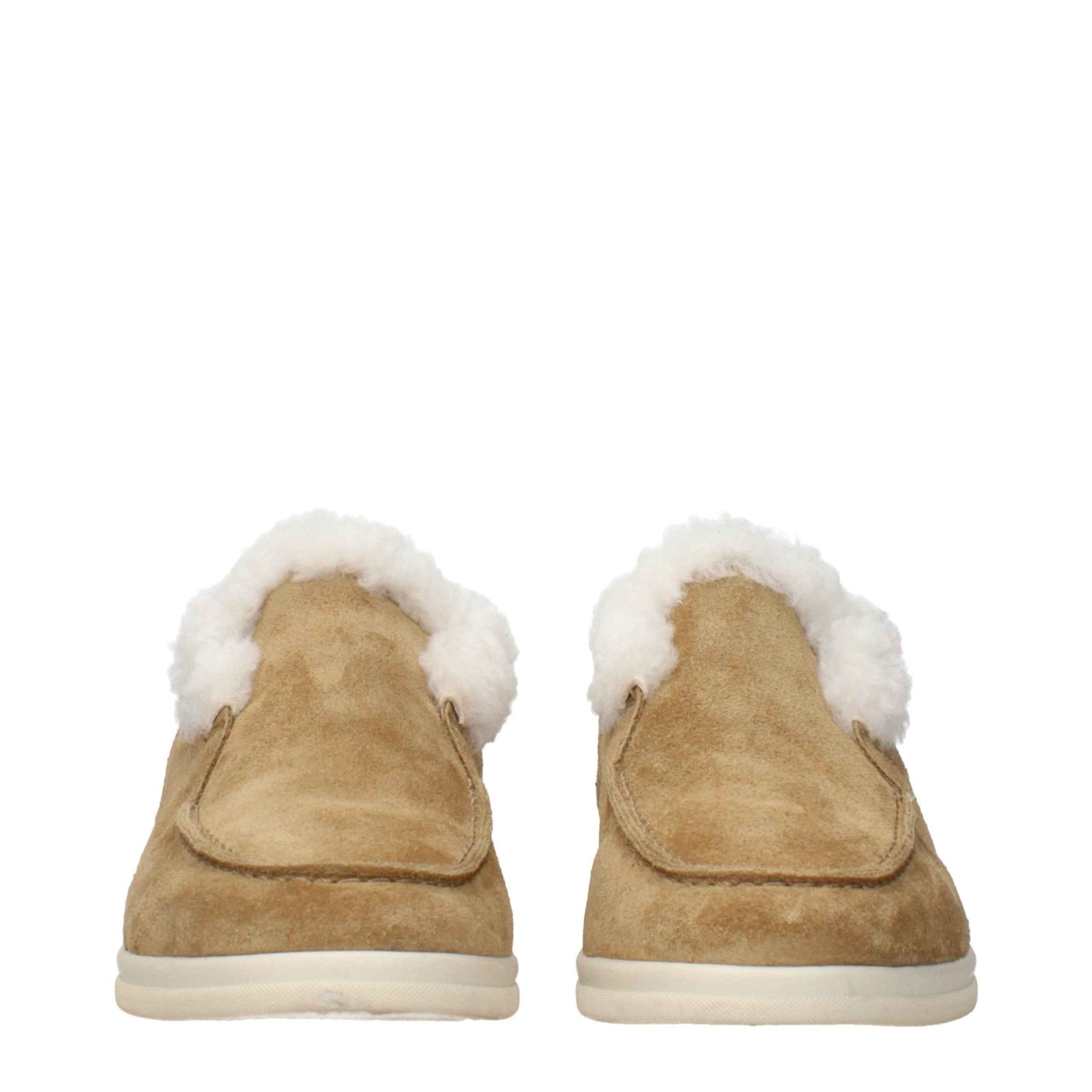 Eleventy Beige Leather Ankle Boots