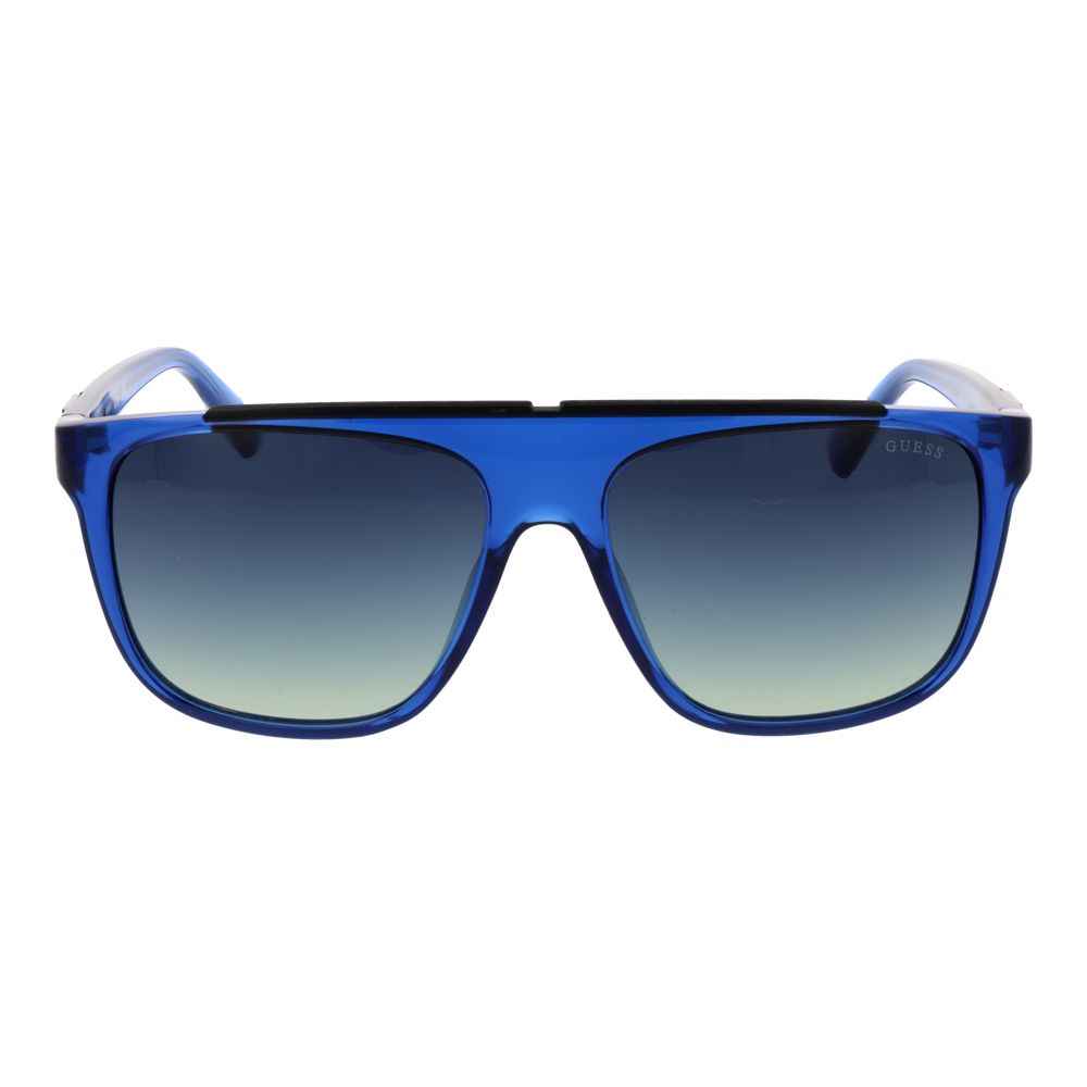 Guess Blue Stainless Steel Sunglasses