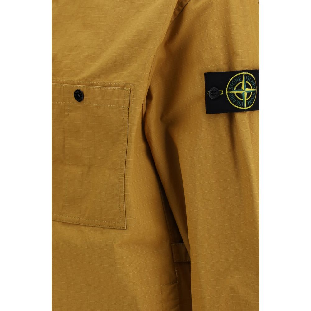 Stone Island Bicolor Cotton Coat