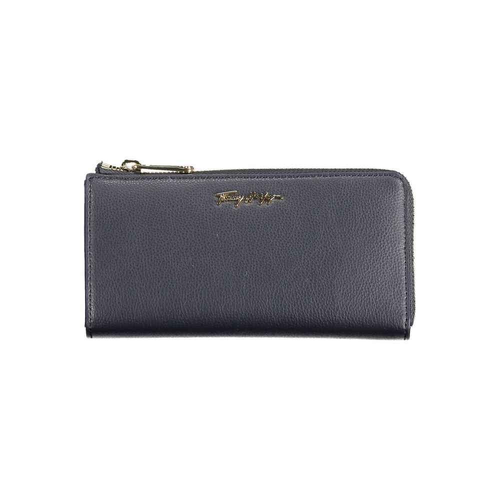 Tommy Hilfiger Blue Polyurethane Women Wallet