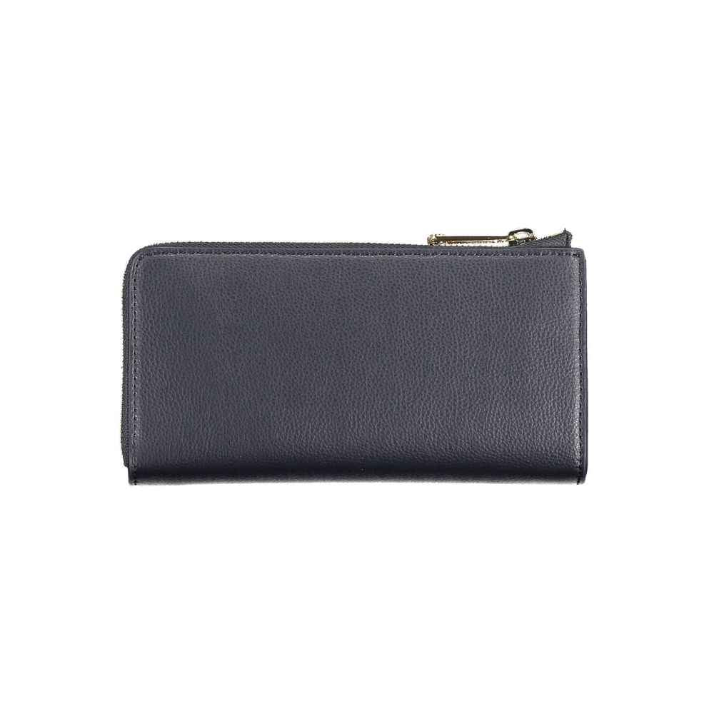 Tommy Hilfiger Blue Polyurethane Women Wallet