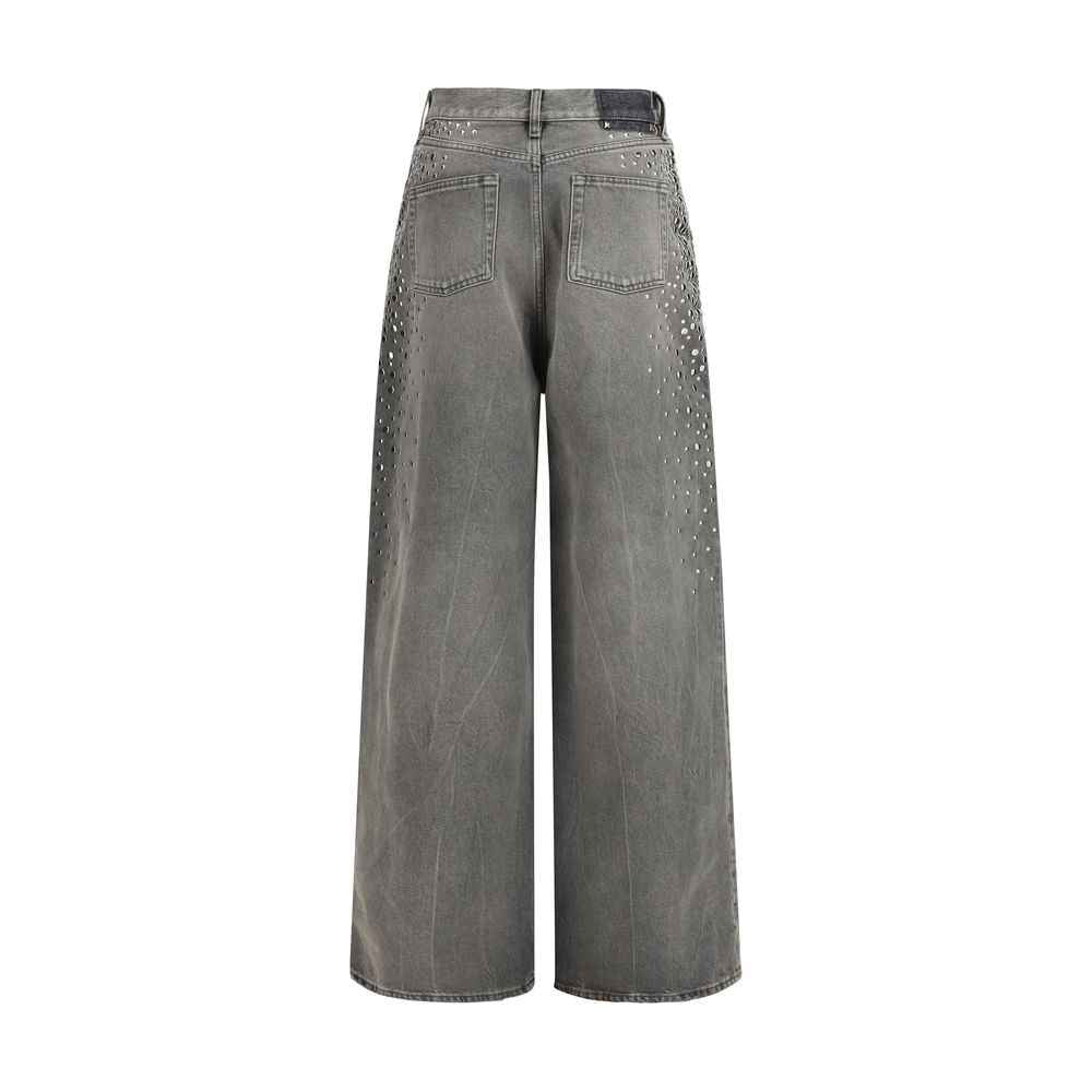 Golden Goose Gray Cotton Jeans Denim