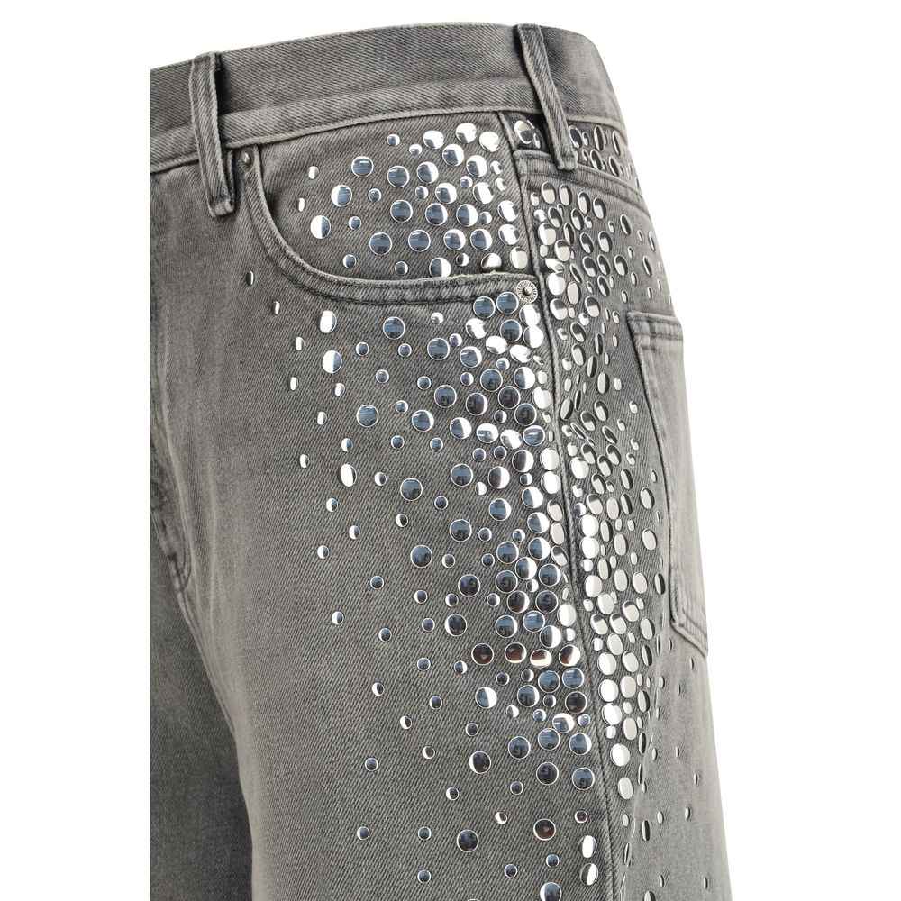 Golden Goose Gray Cotton Jeans Denim