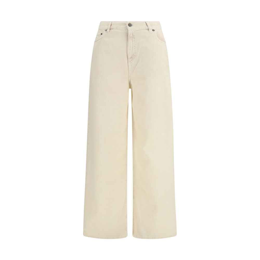 Golden Goose Bicolor Cotton Relaxed Fit Jeans