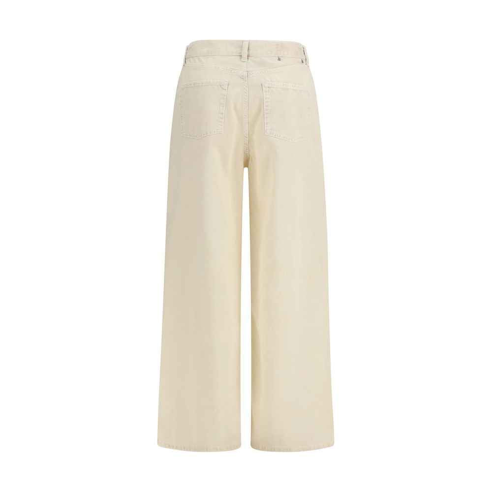 Golden Goose Bicolor Cotton Relaxed Fit Jeans