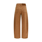Jacob Cohen Brown Cotton Relaxed Fit Jeans
