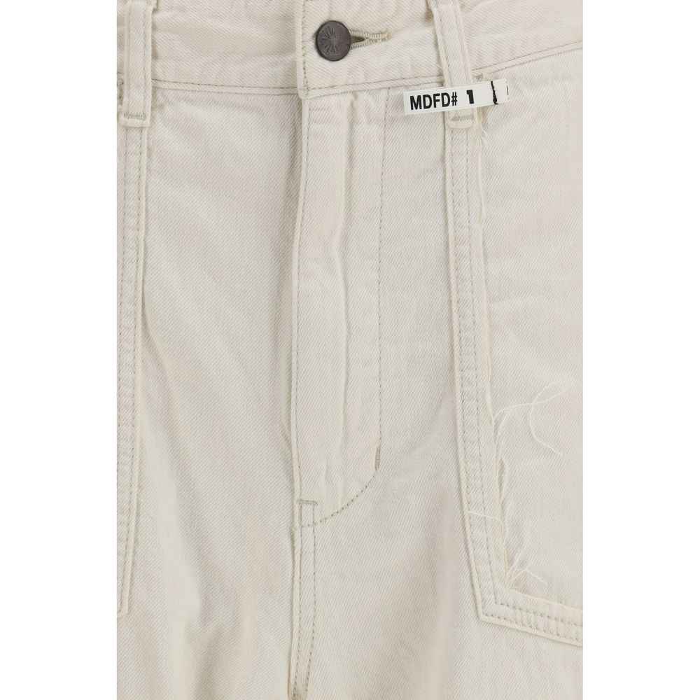 Maison Mihara Yasuhiro White Cotton Casual Pants