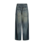 Maison Mihara Yasuhiro Blue Cotton Relaxed Fit Jeans