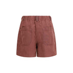 Brunello Cucinelli Brown Cotton Bermuda Shorts