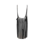 Prada Black Polyester Midi Skirt