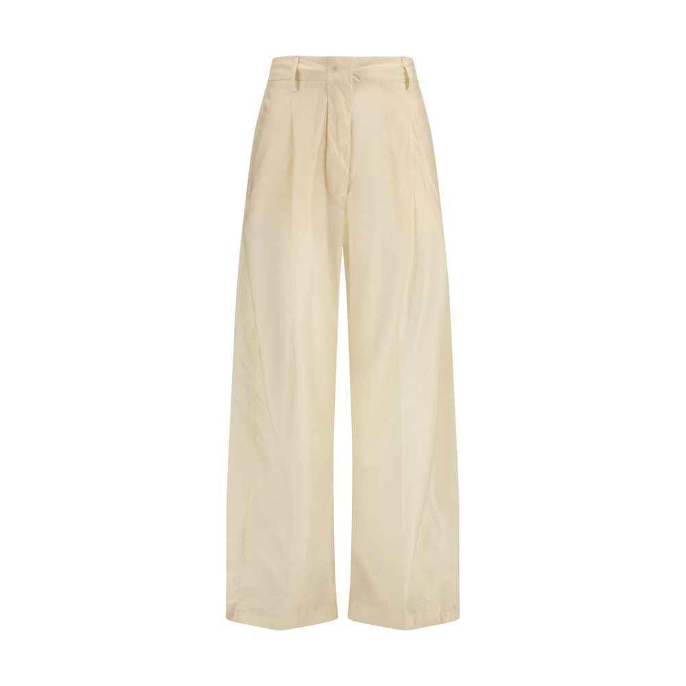 The Latest Beige Cotton Casual Pants