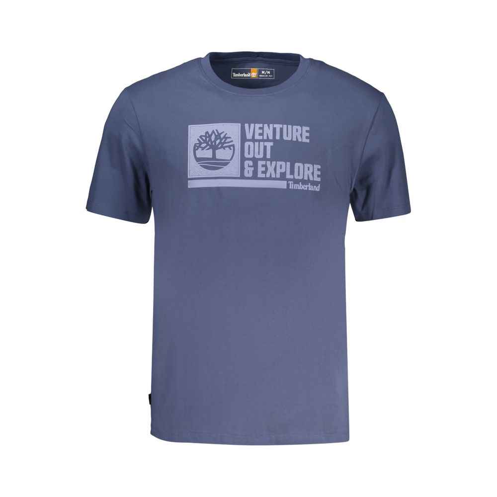 Timberland Blue Cotton Men's T-Shirt