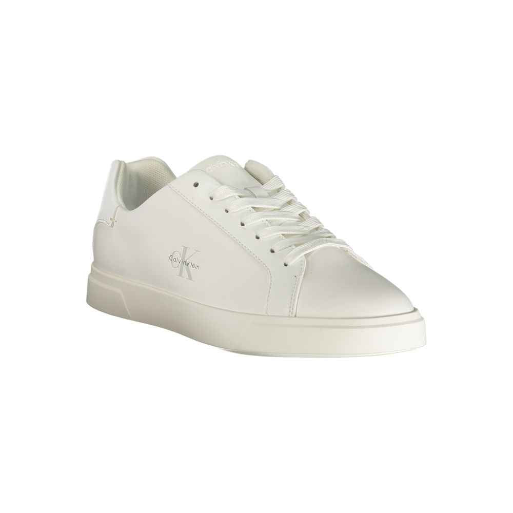 Calvin Klein White Polyurethane Women Sneaker