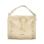 Desigual Bianco Poliuretano Woman Backpack