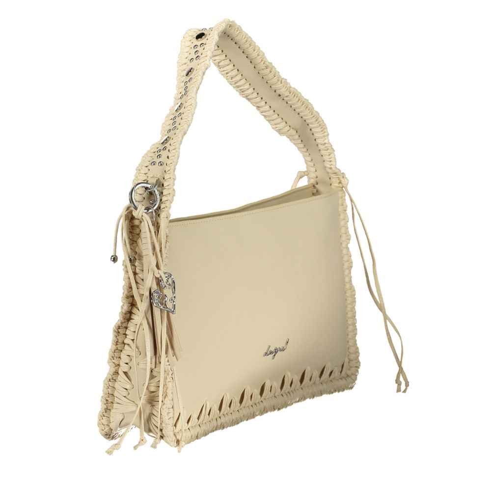 Desigual Beige Polyurethane Women Handbag