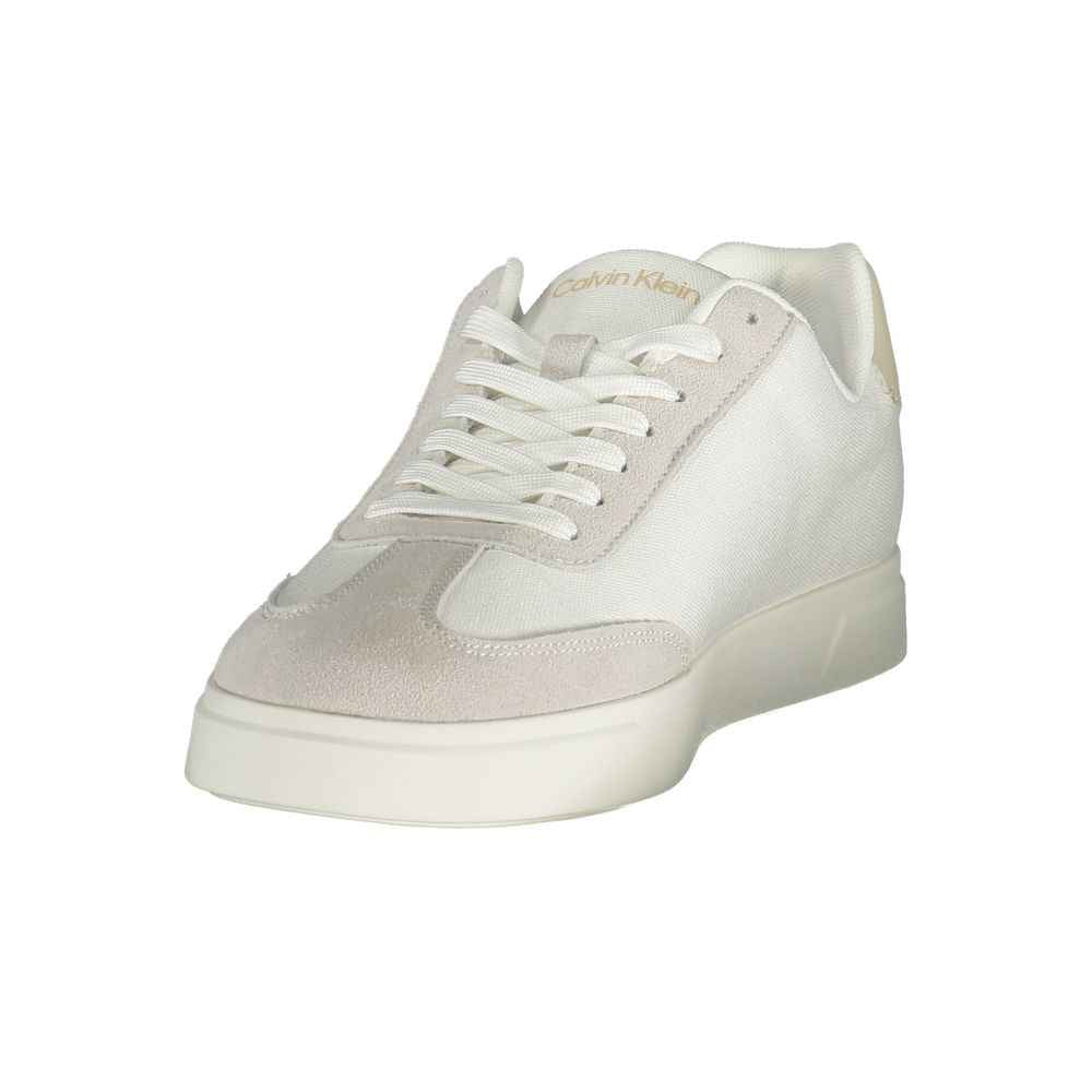 Calvin Klein White Polyurethane Men Sneaker