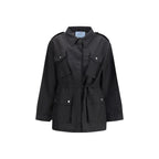 Prada Black Mohair Coat
