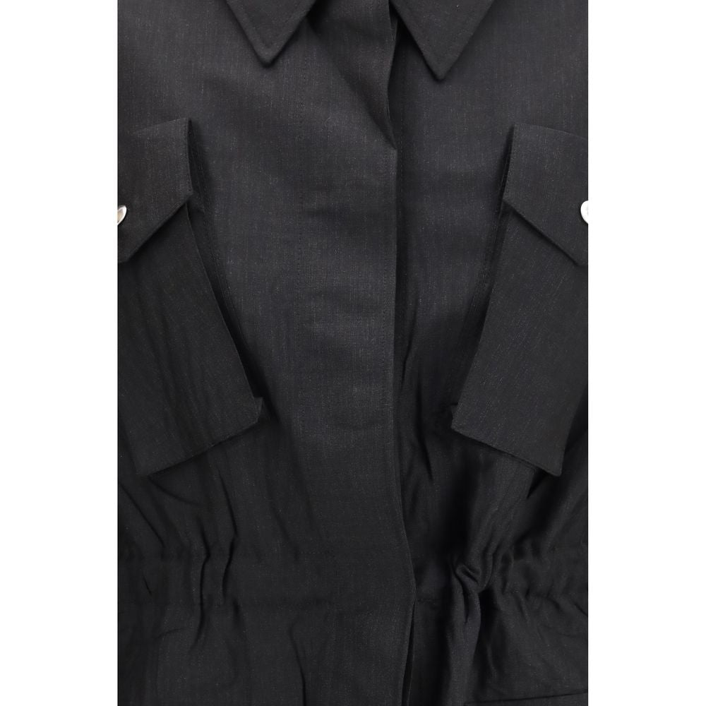 Prada Black Mohair Coat