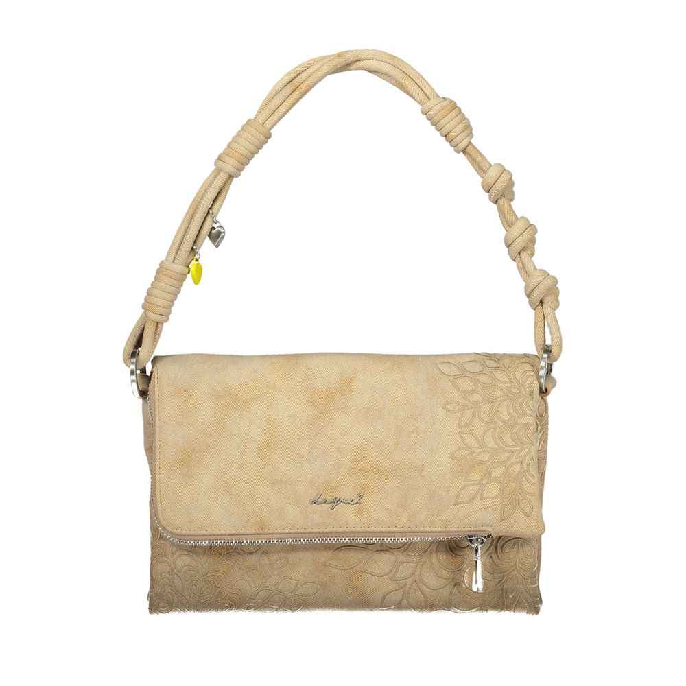 Desigual Beige Polyurethane Women Handbag