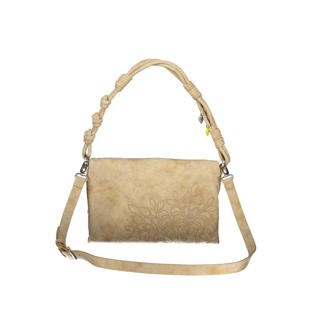Desigual Beige Polyurethane Women Handbag