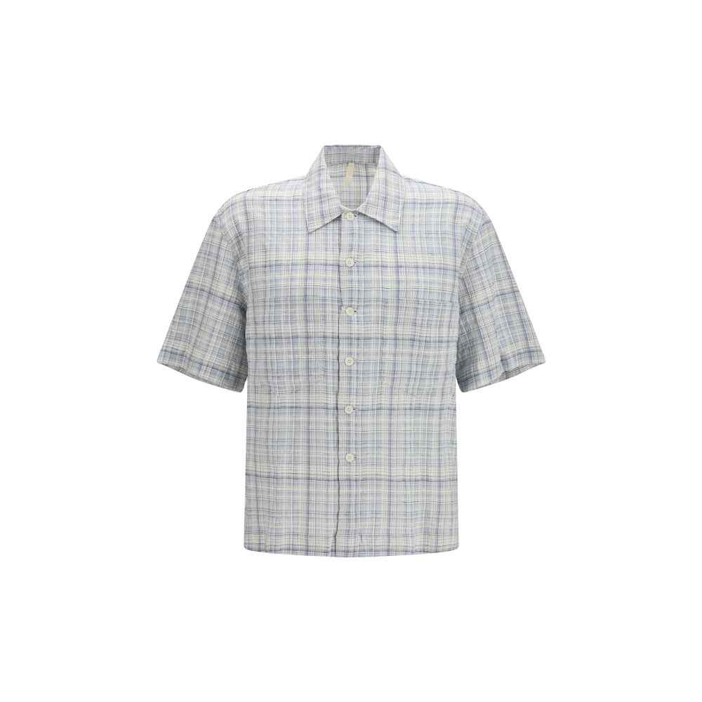 Sunflower Blue Cotton Pattern Shirt
