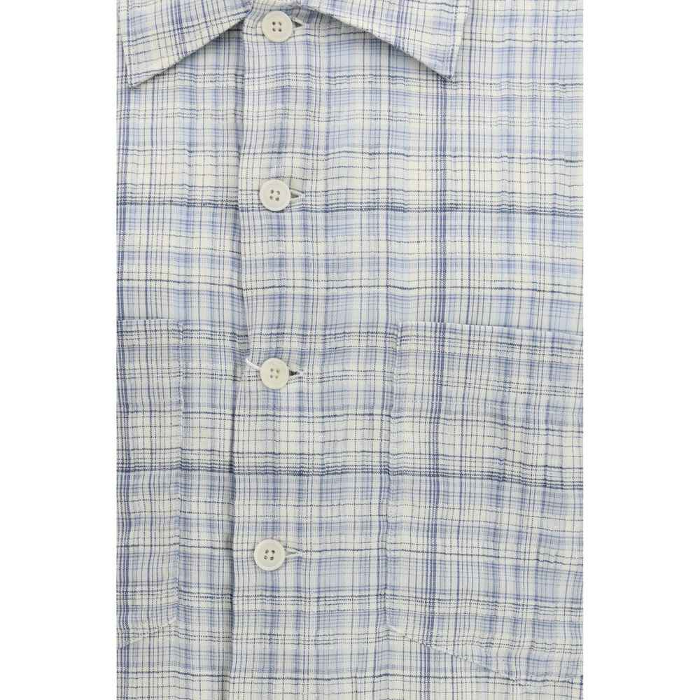 Sunflower Blue Cotton Pattern Shirt