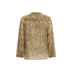 Marant Etoile Bicolor Cotton Pattern Shirt