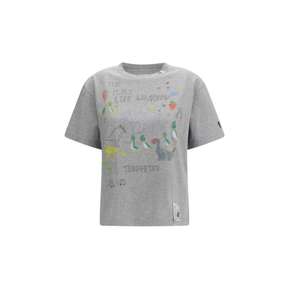 Maison Mihara Yasuhiro Gray Cotton T-Shirt
