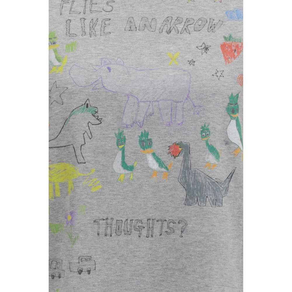 Maison Mihara Yasuhiro Gray Cotton T-Shirt