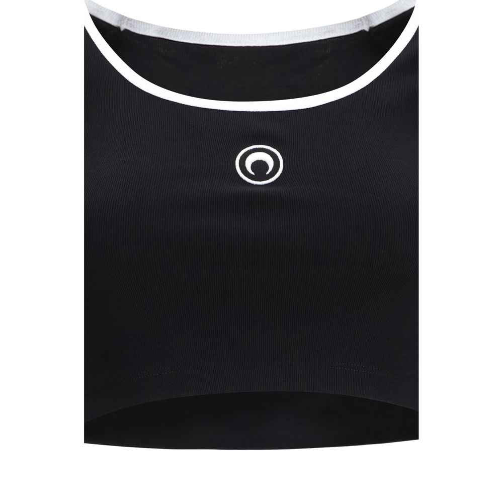 Marine Serre Black Cotton Sportswear