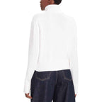 Calvin Klein Jeans White Cotton Turtleneck