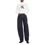 Calvin Klein Jeans White Cotton Turtleneck