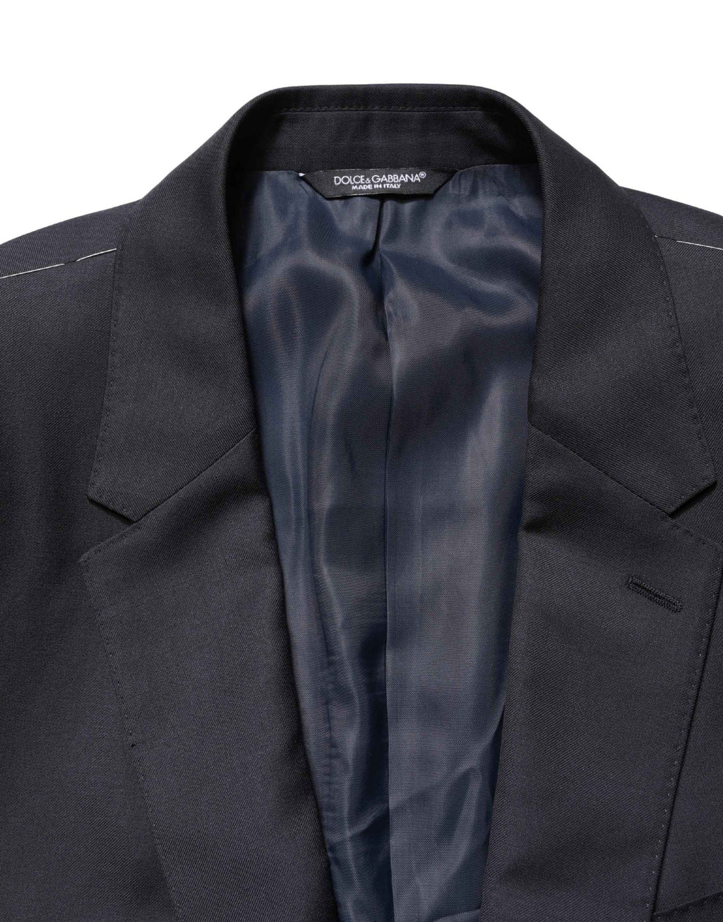 Dolce & Gabbana Black Wool Slim Fit Coat Men Jacket Blazer
