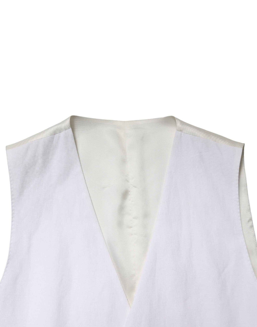 Dolce & Gabbana White SARTORIA Linen 2 Piece Men Formal Suit