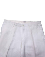 Dolce & Gabbana White SARTORIA Linen 2 Piece Men Formal Suit