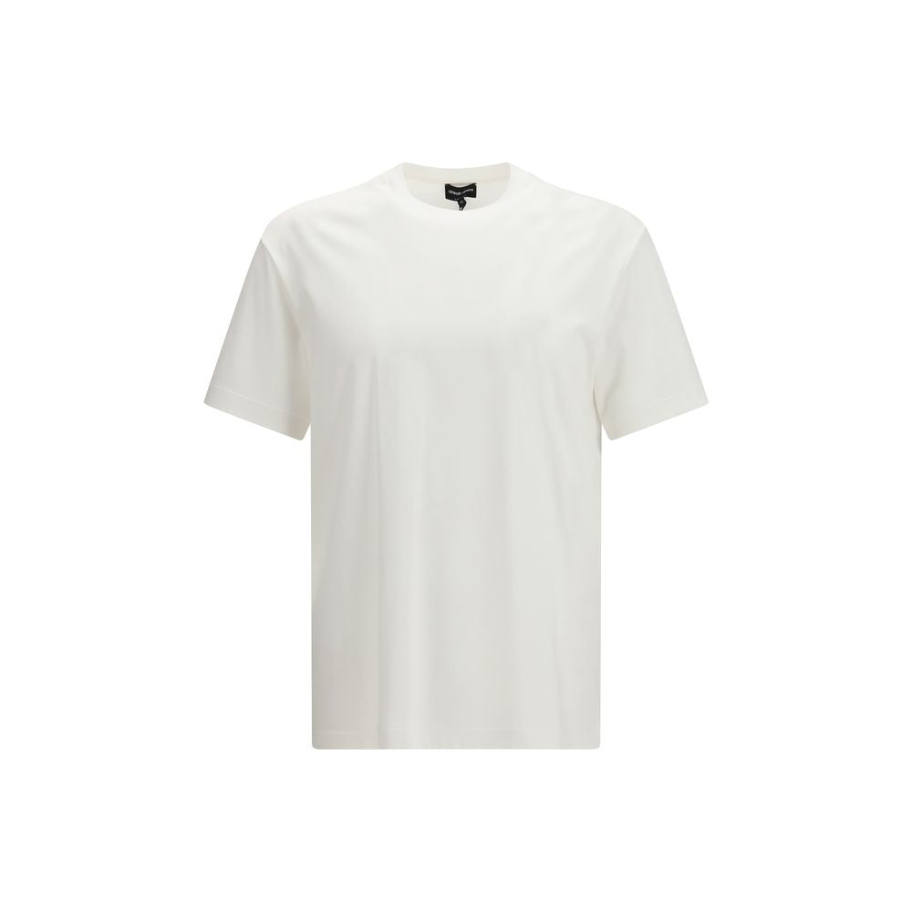 Giorgio Armani White Cotton T-Shirt