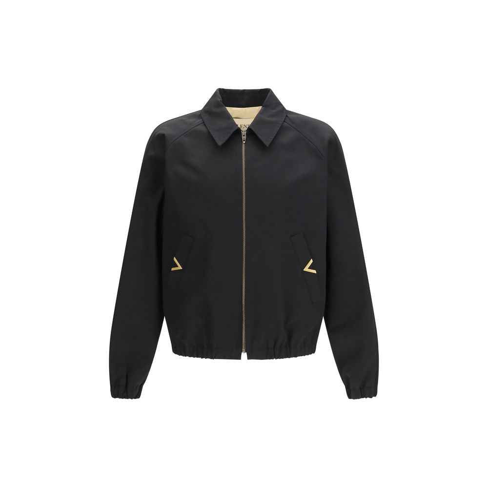 Valentino Black Cotton Bomber