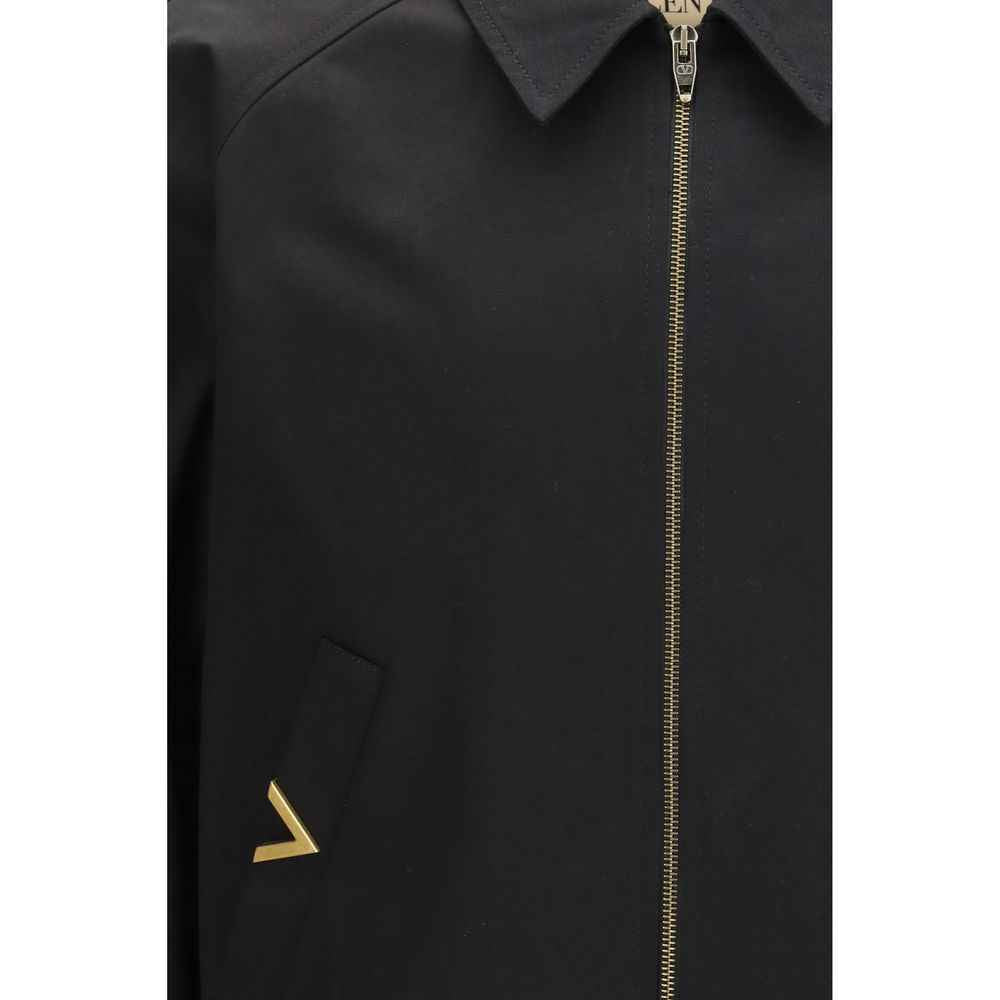 Valentino Black Cotton Bomber
