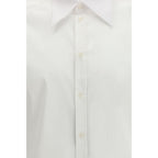 Dolce & Gabbana White Alpaca Vicugna Pacos Dress Shirt