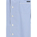 Dolce & Gabbana Blue Cotton Shortsleeve Shirt