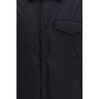 Herno Black Nylon Coat