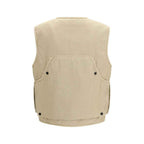 Stone Island Beige Cotton Sleveless Jacket