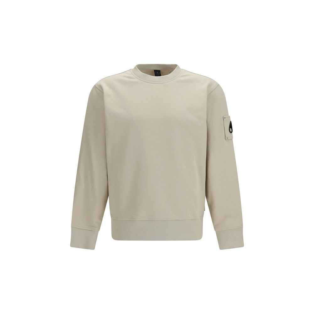 Moose Knuckles Beige Cotton Sweatshirt