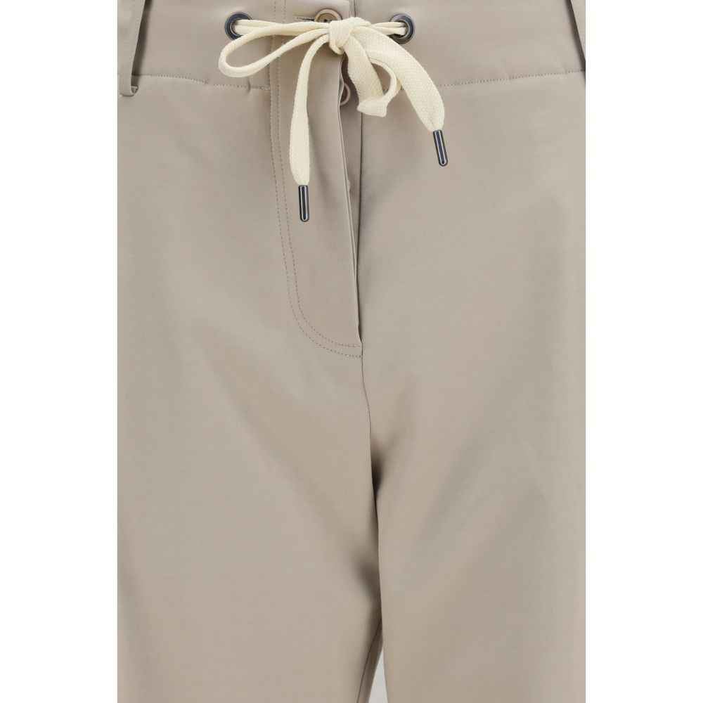 Brunello Cucinelli Beige Cotton Casual Pants