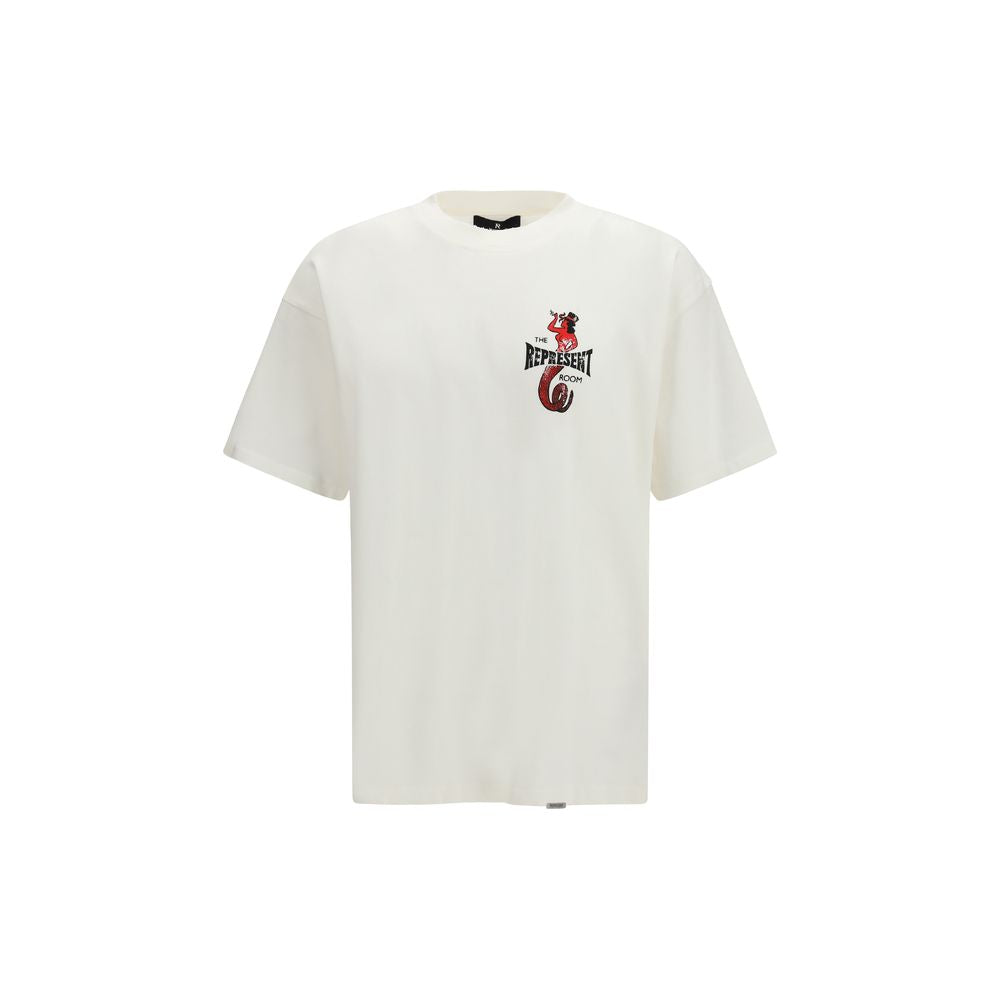 Represent White Cotton T-Shirt
