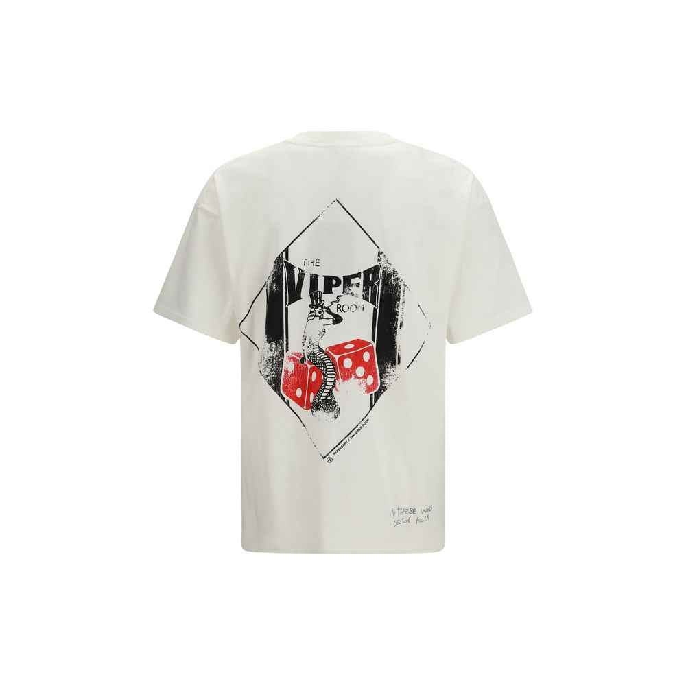 Represent White Cotton T-Shirt
